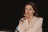 Полина Гухман. Пресс-конференция в рамках 45-го ММ