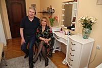 Российская актриса Ольга Хохлова с супругом Вячесл