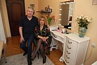 Российская актриса Ольга Хохлова с супругом Вячесл