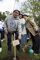 Александр Карелин с семьей. Фестиваль «Черешневый 