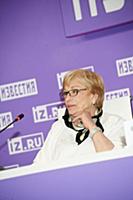 Ольга Остроумова. Пресс-конференция, посвященная и
