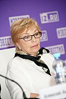 Ольга Остроумова. Пресс-конференция, посвященная и