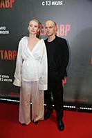 Анна Шевчук, Юрий Борисов. Премьера фильма «Кентав