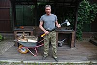 Российский актер Сергей Маховиков. Домашняя съемка
