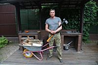 Российский актер Сергей Маховиков. Домашняя съемка