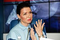 Ирина Александрова. Пресс-конференция театра Надеж