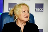 Наталия Егорова. Пресс-конференция театра Надежды 