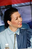 Ирина Александрова. Пресс-конференция театра Надеж