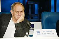 Валерий Афанасьев. Пресс-конференция театра Надежд