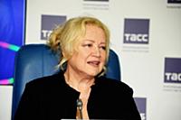 Наталия Егорова. Пресс-конференция театра Надежды 