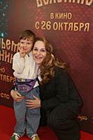 Агриппина Стеклова с внуком Петром. Премьера кинос