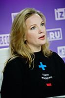 Маина Чижевская. Пресс-конференция, посвященная пр