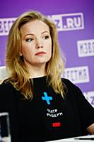 Маина Чижевская. Пресс-конференция, посвященная пр