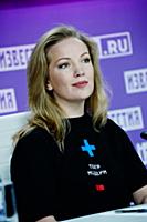 Маина Чижевская. Пресс-конференция, посвященная пр