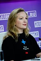 Маина Чижевская. Пресс-конференция, посвященная пр