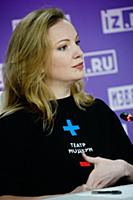 Маина Чижевская. Пресс-конференция, посвященная пр