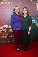 Ольга Любимова с дочерью Варварой. Премьера киноск