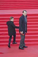 Евгений Миронов с сыном Петром. Церемония открытия