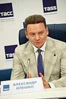 Александр Олешко. Пресс-конференция, посвященная ф
