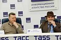 Вадим Задорожный, Борис Беленький. Пресс-конференц
