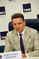 Александр Олешко. Пресс-конференция, посвященная ф
